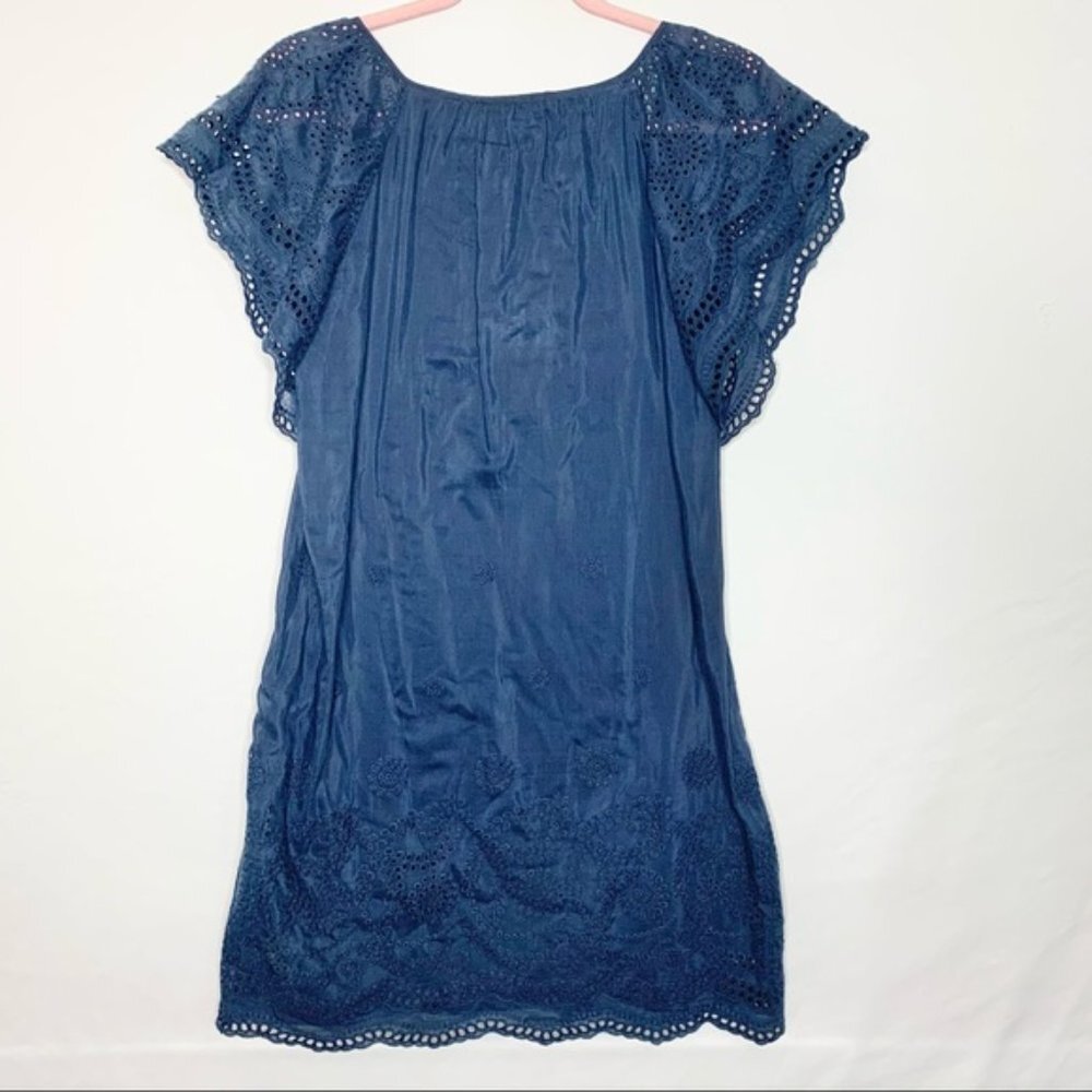 Madewell Embroidered Eyelet Moontide Dress - XS - Picture 7 of 8